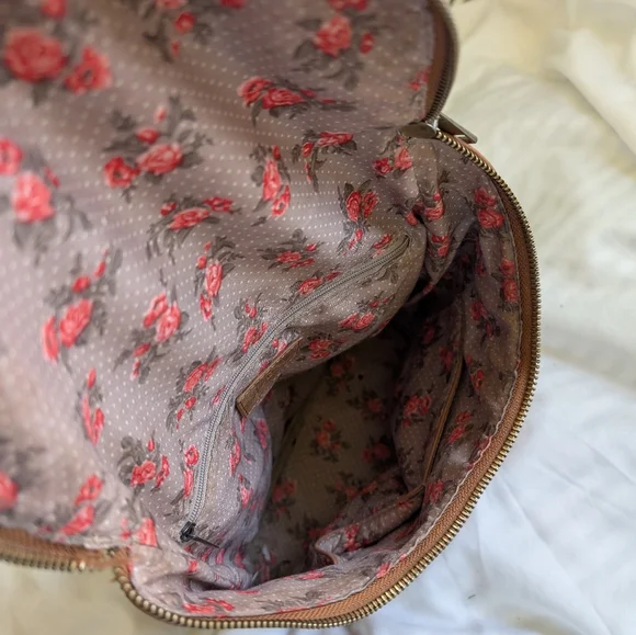 JOY susan. Brown Leather Backpack - Picture 4 of 7